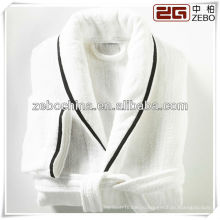 Элегантный белый шаль воротник оптовой роскоши 5-звездочный отель халат